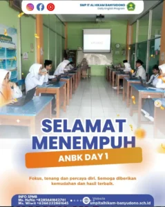 ANBK diadakan pada tanggal 25-26 Agustus 2025